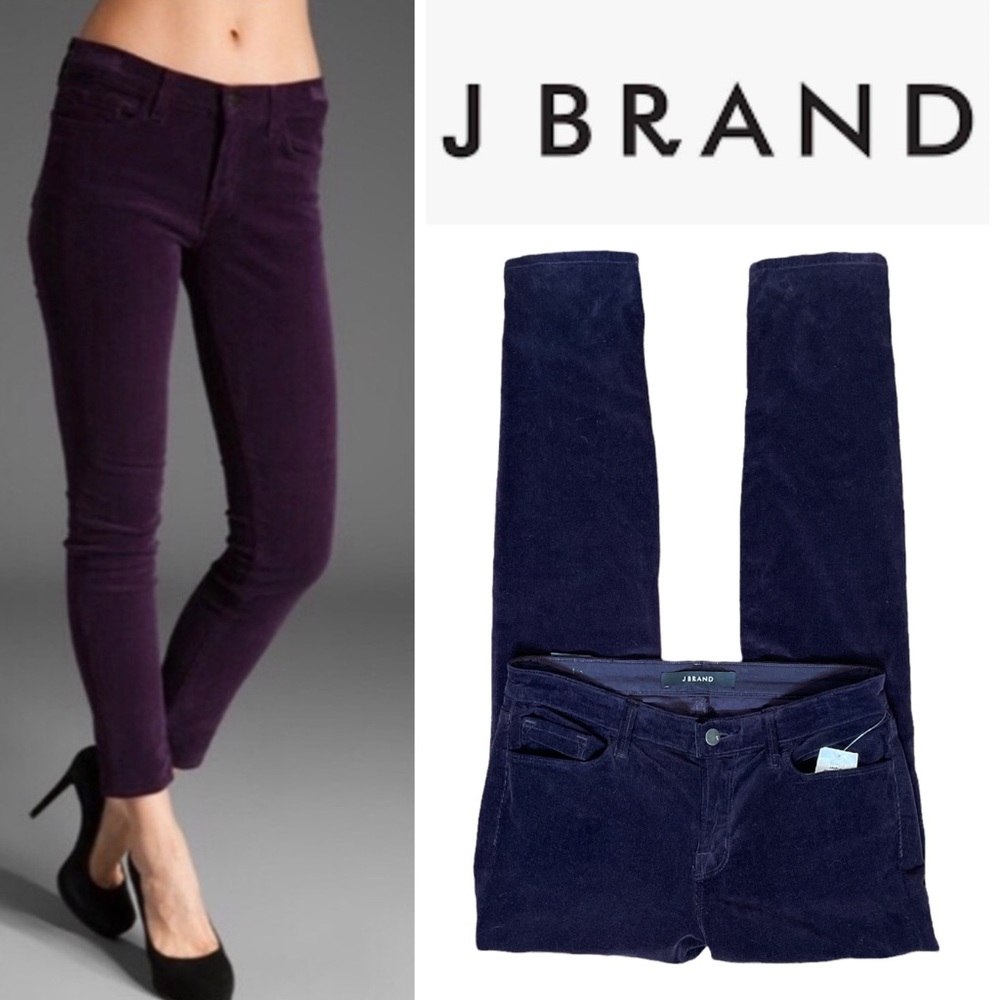 JBRAND MID-RISE CORDUROY SKINNY LEG PANTS **NWT**